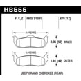 thumbnail image 3 of Hawk 06-10 Jeep Commander / 05-10 Grand Cherokee / 05-10 Armada / 04 Pathfinder / 04-10 Tital 5.6L / Fits select: 2004-2015 NISSAN TITAN, 2006-2007 JEEP GRAND CHEROKEE LAREDO/COLUMBIA/FREEDOM, 3 of 4