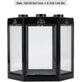 Small Beta Fish Tanks, Stackable Mini Tank Aquarium Starter Kits with