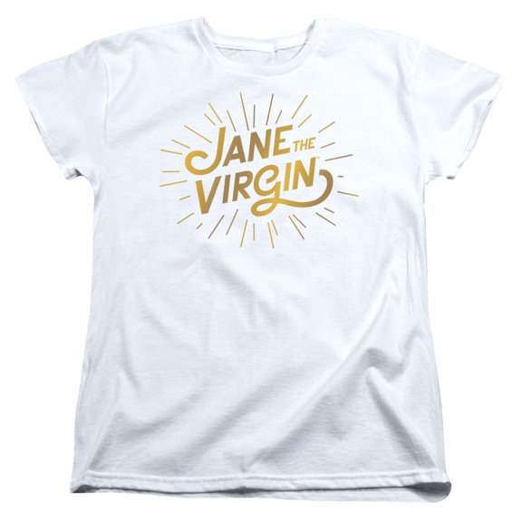 Jane The Virgin Golden Logo Women's T-Shirt White