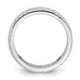 thumbnail image 4 of Auriga Fine Jewelry 925 Sterling Silver Rh-plated 4mm CZ Eternity Band for Women Size 8, 4 of 6