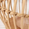 thumbnail image 2 of Primitives by Kathy Medium Bamboo Lantern with Included Glass Candle Holder, Create a Natural ambience in Any Room. Combine with Our Other Bamboo Lanterns for Mood Lighting on Any Occasion., 2 of 4
