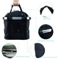 thumbnail image 4 of Bicycle Basket Black with Bracket Front Quick Release Basket,, 4 of 4