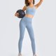 thumbnail image 3 of Sujetador deportivo de alto impacto con almohadillas extraíbles y espalda hueca azul para entrenamientos, talla XL, 3 of 8