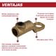 thumbnail image 3 of Zapata para cable para soldar 3/0 Lincoln Electric Red Force, fundición atornillable, 3 of 6