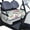 Ocean-73, variant on Vibrant Flowers 51" x 31" Golf Cart Bench Seat Cover, Adds a Pop of Color and Protection to Front Seats on Golf and Personal Carts