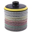 thumbnail image 1 of 16Pcs Diamond Polishing Pads Kit 4 Inch 100Mm Wet/Dry for Granite Stone Concrete Polishing Use Grin, 1 of 5