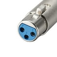 thumbnail image 4 of Unique Bargains XLR 3-Pole Female to Male Adapter,Microphone Cable Line Adapter Gender Changer Coupler, 4 of 5