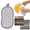 Grey, variant on Clearance Under $2, 1 Pack Dual-Sided Kitchen Scrub Sponge, Microfiber Dish Cloth with Scouring Pad, Non-Scratch Multipurpose Sponge for Cleaning Dishes, Pots, and Pans, 16x9cm (Grey)