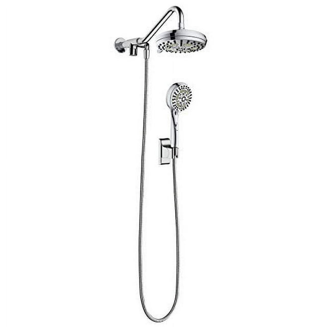 PULSE ShowerSpas 1053-CH Oasis Shower System with 5-Function 7" Showerhead, 6-Function Hand Shower, Polished Chrome Finish