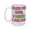 white, variant on 15oz "Teacher Fuel: Coffee, Patience & More Coffee" Ceramic Mug – Cute Apple Design for Educators