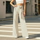 thumbnail image 1 of WILLBEST Pantalones Casuales de Mujer, Pantalones de Pierna Ancha con Lazo para Una Comodidad Versátil y Un Estilo Cotidiano. Grande, 1 of 4