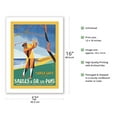 thumbnail image 2 of Sables-d'Or-les-Pins Resort - Brittany France - Vintage Travel Poster by LEC c.1926 - Bamboo Fine Art 290gsm Paper (Unframed) 12x16in, 2 of 4