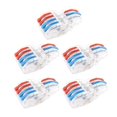 thumbnail image 2 of Surtido de conectores de cables de empalme Conectores de cable de cableado de palanca 5x Terminal Altavoces Cajas eléctricas Ventilador Aplicaciones compactas LT-422 claro DYNWAVEMX Terminal de conector de cable, 2 of 8