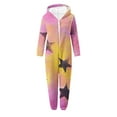 thumbnail image 5 of Aofany Girls Onesies Pajamas Fleece Zip Up Jumpsuits Fuzzy Sherpa One Piece Loungewear Sleepwear Kids Hooded Rompers Costume Winter Clothes for 5-15 Years, 5 of 5