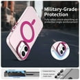 thumbnail image 6 of For iPhone 17 Pro 6.3" Case ,[Compatible with MagSafe] Cute Candy Color Drop Protection Slim Anti-Slip Shockproof Magnetic Phone Case,Red,For iPhone 17 Pro, 6 of 7