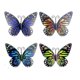 thumbnail image 1 of Paquete de 4 decoración de pared de mariposa de metal, arte de pared de metal, decoración de pared inspiradora, escultura colgante compatible con interiores y exteriores, dormitorio, sala de, 1 of 5