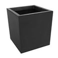 thumbnail image 1 of Tierra Verde Citadel Horizon Self Watering Square Planter, 13.5"W x 14"H, Black, 1 of 11