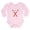 Petal Pink, variant on CafePress - Vintage Ski Poles Body Suit - Long Sleeve Cotton Baby Bodysuit