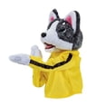 thumbnail image 4 of Boxing Husky Dog Plush Toy, Electric Interactive Kung Fu Puppy with Sound, Funny Animated Stuffed Animal for Boys Girls, Gray and White Puppy E#199 Multicolor, 4 of 8
