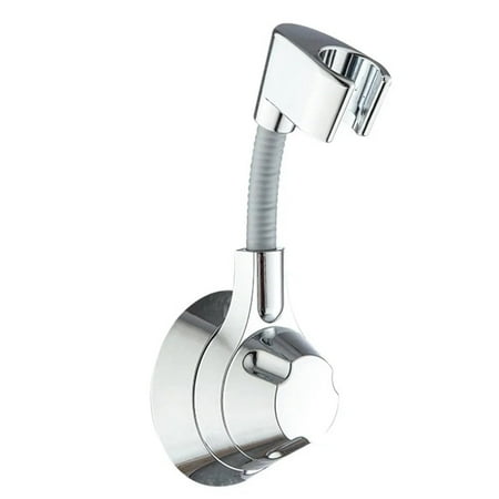 

Shower Holder Suction Cup Holder 360° Adjustable Showerhead Holders Plating Shower Rail Head Holder Bathroom Wall Mount Bracket Silver