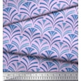 thumbnail image 3 of Soimoi polyester Crepe Fabric Scales Geometric Print Fabric by Yard 42 Inch Wide, 3 of 3