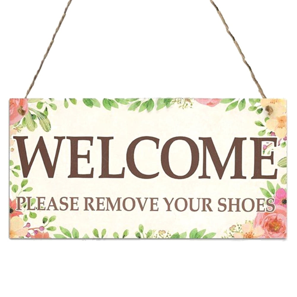 Home Door Decor Plaque Sign Board,Wall Craft Please