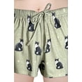 thumbnail image 3 of Black and White Cat Pajama Shorts Women - Super Soft and Comfortable - Perfect for Black and White Cat Gifts - Womens Lounge Shorts, 3 of 5