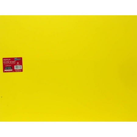 UCreate Poster Board, Premium Yellow