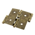 thumbnail image 2 of Unique Bargains 46mmx54mm Retro Style Double Acting Folding Screen Hinge Bronze Tone 4pcs, 2 of 4