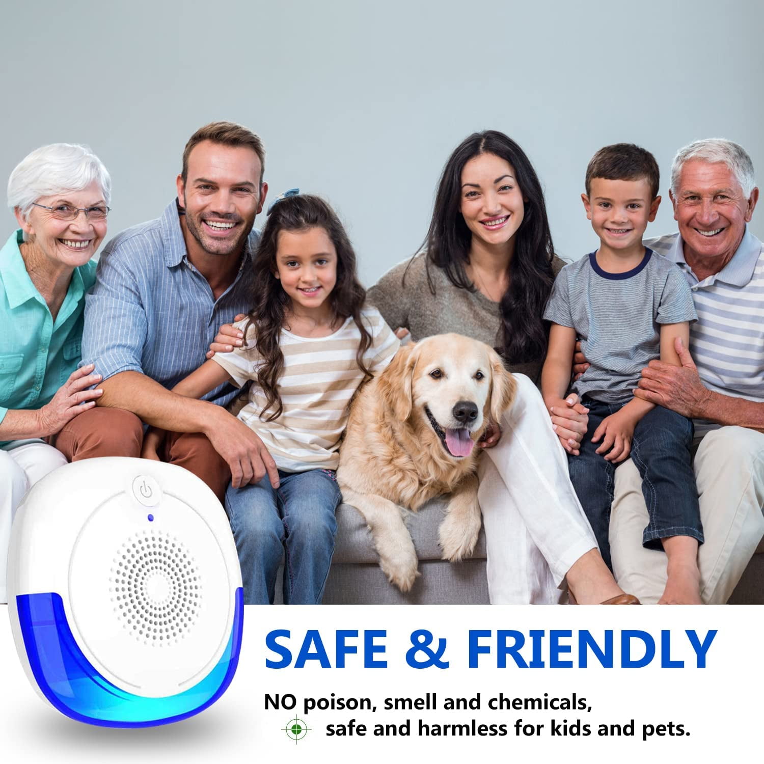 Buy Ultrasonic Pest Repeller, 6 Pack Electronic Pest Repellent Plugin