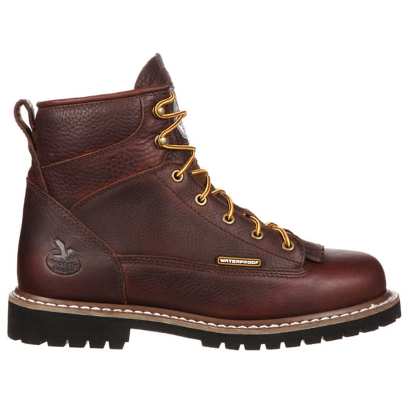 Georgia Boot Waterproof Lace-To-Toe Work Boot