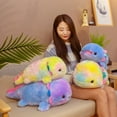 thumbnail image 2 of ZTGD 40/55cm Axolotl Plush Toy Soft Cute Rainbow Color Salamander Doll Plushies Companion Sofa Pillow Stuffed Sea Animals Cartoon Doll Toy Children Gift, 2 of 8