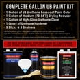 thumbnail image 2 of Boulevard Black Gallon URETHANE BASECOAT CLEARCOAT Car Auto Body Paint Kit, 2 of 3
