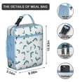 thumbnail image 3 of Professional Shark Lunch Bag - Ocean Insulated Reusable Box for Adults & Studengts | Leakproof Compact Cooler Tote with Multiple Pockets | Perfect for Office or School, 3 of 6