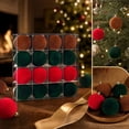 thumbnail image 5 of 16 Pcs Velvet Christmas Ornaments Balls 2.36 Inch Flocked Christmas Tree Ball Hanging Ornaments Velvet Xmas Baubles for Xmas Party Wedding Home Decor, 5 of 8