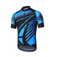 thumbnail image 3 of Camiseta de ciclismo para hombre, camiseta de ciclismo de verano de manga corta, transpirable, de secado rápido, para bicicleta de montaña o carretera, 3 of 5