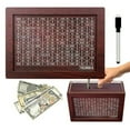 thumbnail image 2 of Wooden Piggy Bank Children Gift Money Saving Challenge Box Cash Saver with Counter Encourage Daily Saving Coin Counter Piggy Bank with Money Target And Numbers, 2 of 8