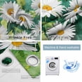 thumbnail image 2 of Spring Daisy Blackout Curtains for Bedroom, Flowers Country Leaves Watercolor Plants Thermal Insulated Kitchen Drapes with Grommets, Light Blocking Window Treatment, 2 Panels 27.5" x 39", 2 of 7