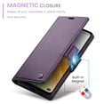 thumbnail image 4 of CaseMe Funda de Cuero para Samsung Galaxy A33 5G con Bloqueo RFID, para Samsung Galaxy A33 5G Funda para Mujer Hombre Tarjetero Cierre Magnético Funda Tipo Folio para Samsung Galaxy A33 5G, 4 of 11
