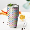 thumbnail image 3 of 30oz Colorful Funny Dachshund Tumblers Stainless Steel Tumbler with Lid and Straw,Vacuum Insulated Double Wall Travel Tumbler Cups Mug with Cleaning Brush for Coffee,Tea, 3 of 7