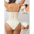 thumbnail image 5 of Athlemo Women Workout Romper Yoga Ribbed Square Neck One Piece Seamless Tank Top Bodysuit, 5 of 8