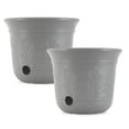 thumbnail image 1 of Suncast CPLHPL100 5 Gallon Resin Pot for 300' Expandable Hose Gray (2 Pack), 1 of 12