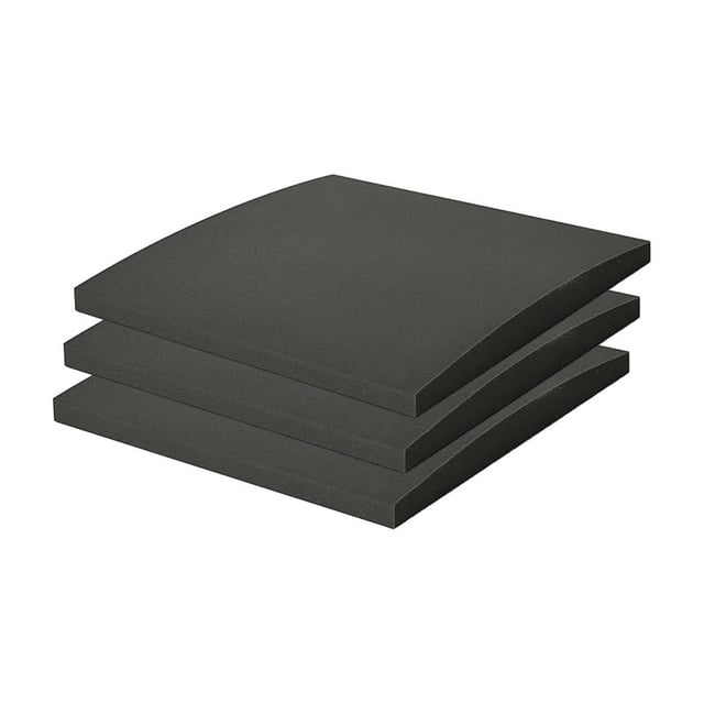 simhoa 3 Pieces Couch Cushion Support Replacement Arched Sofa Cushion Support Board Black hardness 70