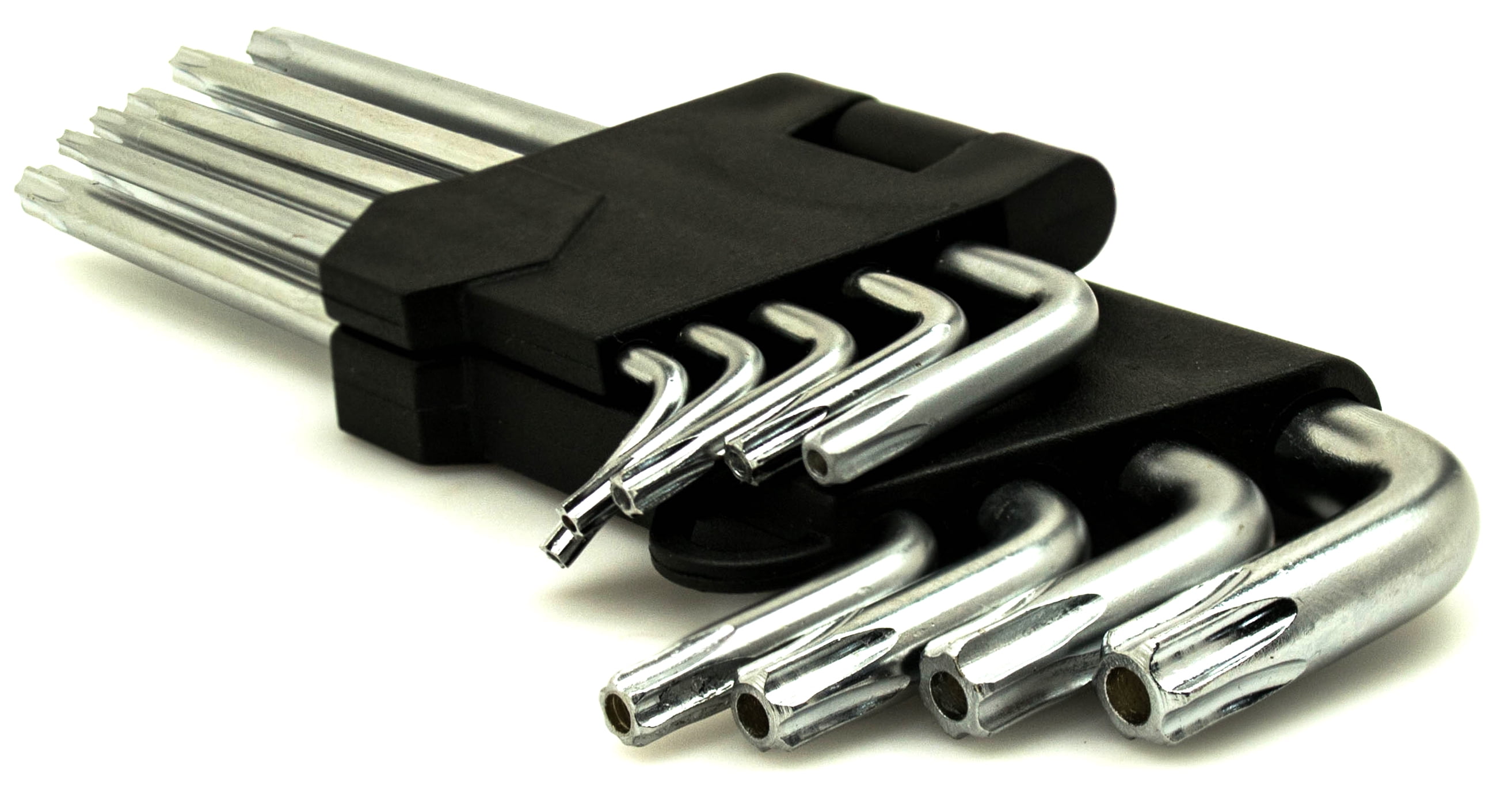 Powerbuilt 9 Piece Short Arm Tamper-Proof Torx Key Wrench Set 941071 