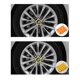thumbnail image 4 of Kenally 20 unids/set tapa de tornillo de cubo de rueda de coche de silicona desmontable decorativo 16mm a prueba de polvo tornillos de Vehículos, repuestos y accesorios Mis Amarillo, 4 of 6