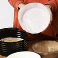 thumbnail image 4 of 50 Pcs Air Fryer Parchment Paper Liners High-Temperature Waterproof Greaseproof Baking Paper for Oven Air Fryer Roasting Microwave, 4 of 7