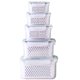 thumbnail image 1 of Juego de recipientes de almacenamiento de alimentos Ronanemon Large para nevera, 5 piezas, 1 of 6
