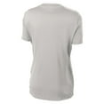 thumbnail image 7 of Yellow Rooster Women's PosiCharge Competitor V-Neck Tee Silver 3XL, 7 of 7