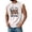 White, variant on Men's Crew Neck Muscle Tee with Waving American Flag Graphic and "1776 to 2026" 250 Years Text Surrounded by Stars, Soft Cotton Blend for Daily Wear or Family Gatherings Black L