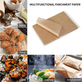 thumbnail image 2 of 400 Pcs Silicone Oil Paper Baking Sheet, Non-Stick Baking Paper, Suitable for Baking,, Cakes, , Etc, 2 of 6